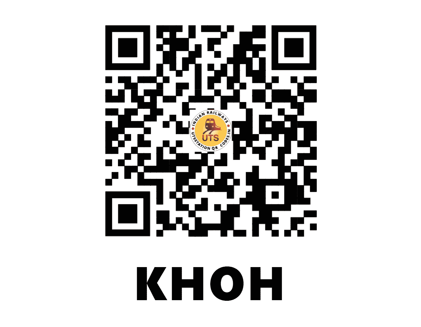 UTS QR Code for KHOH - KHOH (NC - UTTAR PRADESH)